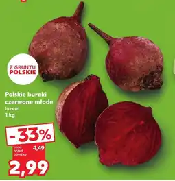 Kaufland Buraki młode oferta