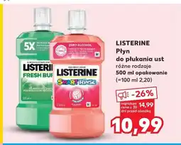 Kaufland Płyn do płukania Listerine oferta