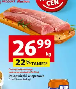 Auchan Polędwiczki wieprzowe oferta