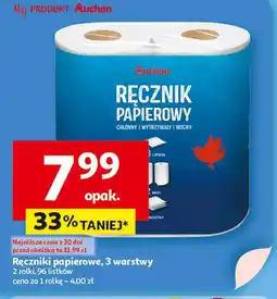 Auchan Ręcznik papierowy Suchan oferta