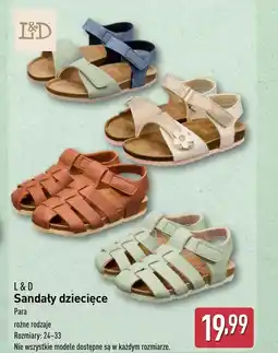 ALDI Sandały L & D oferta