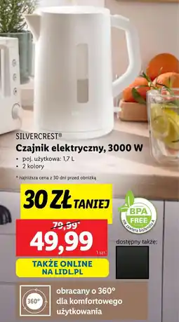 Lidl Czajnik elektryczny SilverCrest oferta