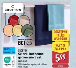ALDI Ścierki kuchenne Crofton oferta