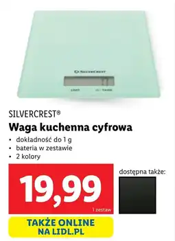 Lidl Waga kuchenna SilverCrest oferta