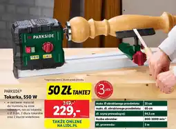 Lidl Tokarka Parkside oferta