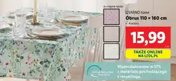 Lidl Obrus Livarno oferta