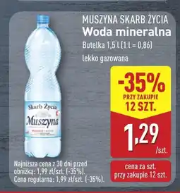 ALDI Woda mineralna Muszyna oferta