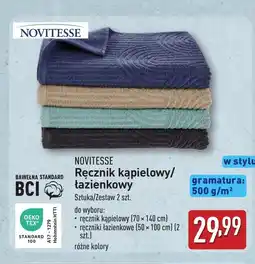 ALDI Ręcznik łazienkowy Novitesse oferta
