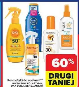 Carrefour Mleczko chroniące przed słońcem spf 50 bez zapachu Lirene Kids oferta