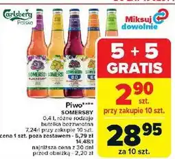 Carrefour Piwo Somersby Light Raspberry & Lime oferta