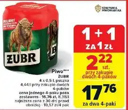Carrefour Piwo Żubr 1768 oferta