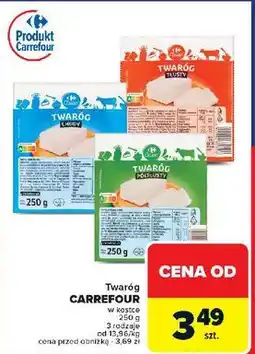 Carrefour Twaróg tłusty Carrefour oferta