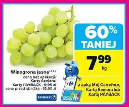 Carrefour Winogrona białe oferta