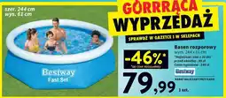 Intermarche Basen fast set pool 244 x 61 cm Bestway oferta