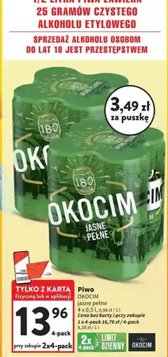 Intermarche Piwo Okocim Jasne Okocimskie oferta