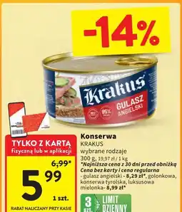 Intermarche Konserwa luksusowa Krakus Animex oferta