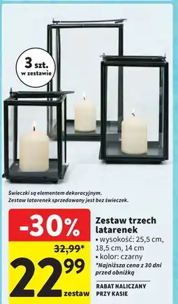 Intermarche Zestaw latarnii oferta