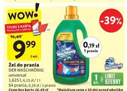 Intermarche Żel do prania universal Der Waschkonig oferta