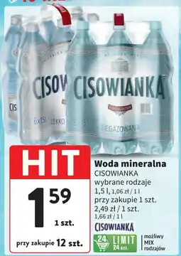 Intermarche Woda niegazowana Cisowianka oferta