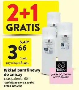 Intermarche Wkład parafinowy do znicza 230 g 60 h Tulipe oferta