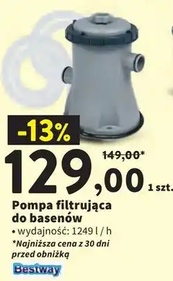 Intermarche Pompa filtrująca flowclear 1249l/h Bestway oferta