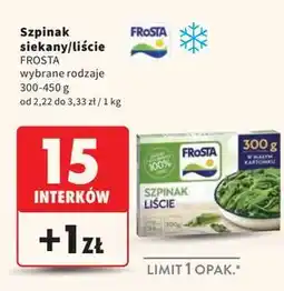 Intermarche Szpinak w liściach Frosta oferta