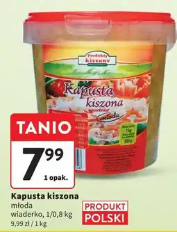 Intermarche Kapusta kiszona młoda Produkty Kiszone oferta