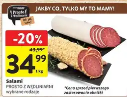 Intermarche Salami westfalskie Intermarche Prosto Z Wędliniarni oferta