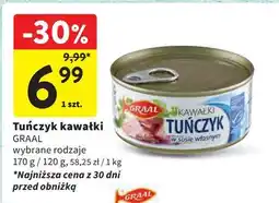 Intermarche Tuńczyk kawałki w sosie własnym Graal oferta
