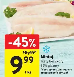 Intermarche Mintaj filet bez skóry oferta