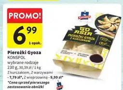 Intermarche Pierożki gyoza z wieprzowiną + sos sojowy Konspol oferta