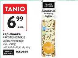 Intermarche Zapiekanka na chrupiącej bagietce z pieczarkami Iglotex Proste Historie oferta
