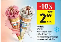Intermarche Rożek śmietankowy Koral oferta