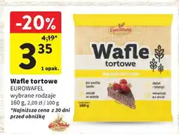Intermarche Wafle tortowe kwadratowe Eurowafel oferta