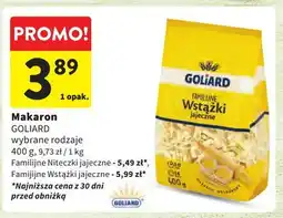 Intermarche Makaron familijne wstążki jajeczne Goliard oferta