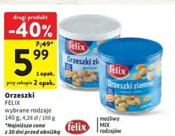 Intermarche Orzeszki ziemne prażone bez soli Felix oferta