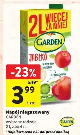 Intermarche Napój jabłkowy Garden oferta