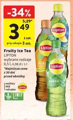 Intermarche Herbata mrożona classic Lipton Green Ice Tea oferta