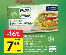 Intermarche Burgery warzywne z brokuła i kalafiora Frosta oferta