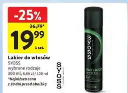 Intermarche Lakier do włosów Syoss Max Hold oferta