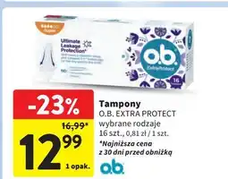 Intermarche Tampony super O.b. Extra Protect oferta