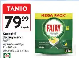 Intermarche Tabletki do zmywarki lemon Fairy All In 1 oferta