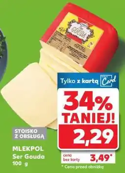 Kaufland MLEKPOL Ser Gouda 100 g oferta