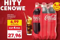 Kaufland COCA-COLA Napój gazowany 4 x 2 l opakowanie (=1 l 3,50) oferta