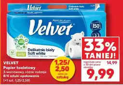 Kaufland Velvet papier toaletowy oferta