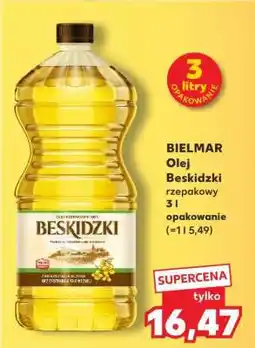 Kaufland BIELMAR Olej Beskidzki rzepakowy 3 l opakowanie oferta