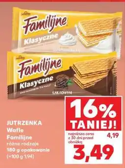 Kaufland JUTRZENKA Wafle Familijne oferta
