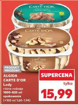 Kaufland ALGIDA CARTE D’OR oferta