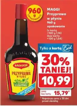 Kaufland MAGGI Przyprawa w płynie 960 g opakowanie oferta