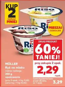 Kaufland MÜLLER Ryż na mleku różne rodzaje oferta